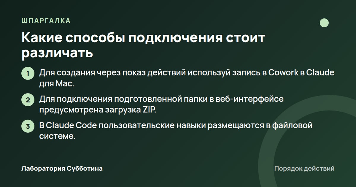 Шпаргалка: Какие способы подключения стоит различать