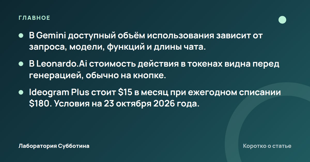 Главное из статьи: Нейросеть рисует картинки по описанию: условия генерации в 2026 году